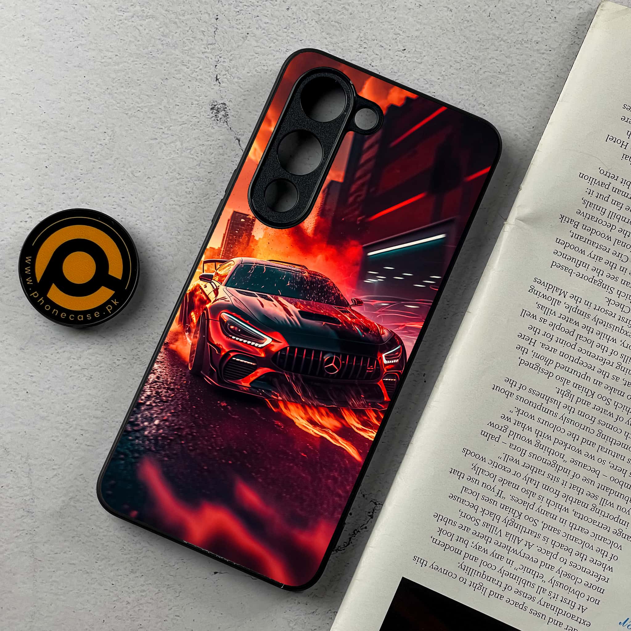 Vivo Y04 - Racing Series - Premium Metal Printed Soft Bumper Shockproof Case
