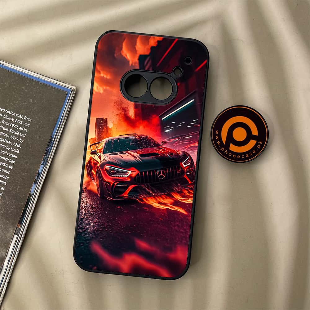 Nothing Phone (2a) - Racing Series - Premium Metal Printed soft Bumper Shock Proof Case