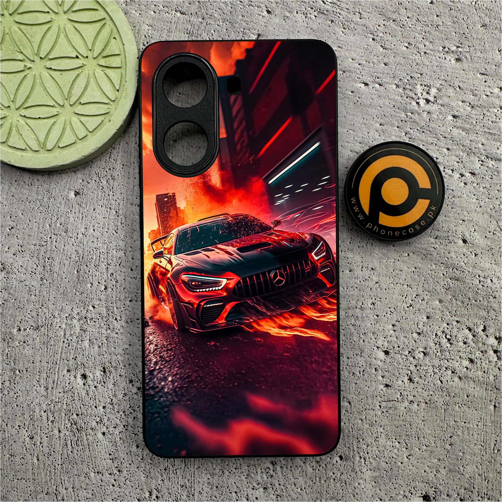 Xiaomi Redmi Turbo 4 - Racing Series - Premium Metal Printed soft Bumper shock Proof Case