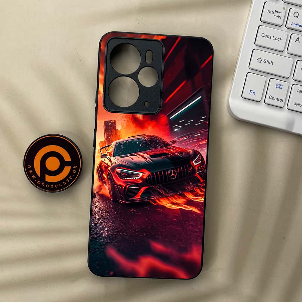 Realme 14T 5G - Racing Series - Premium Metal Printed soft Bumper Shock Proof Case