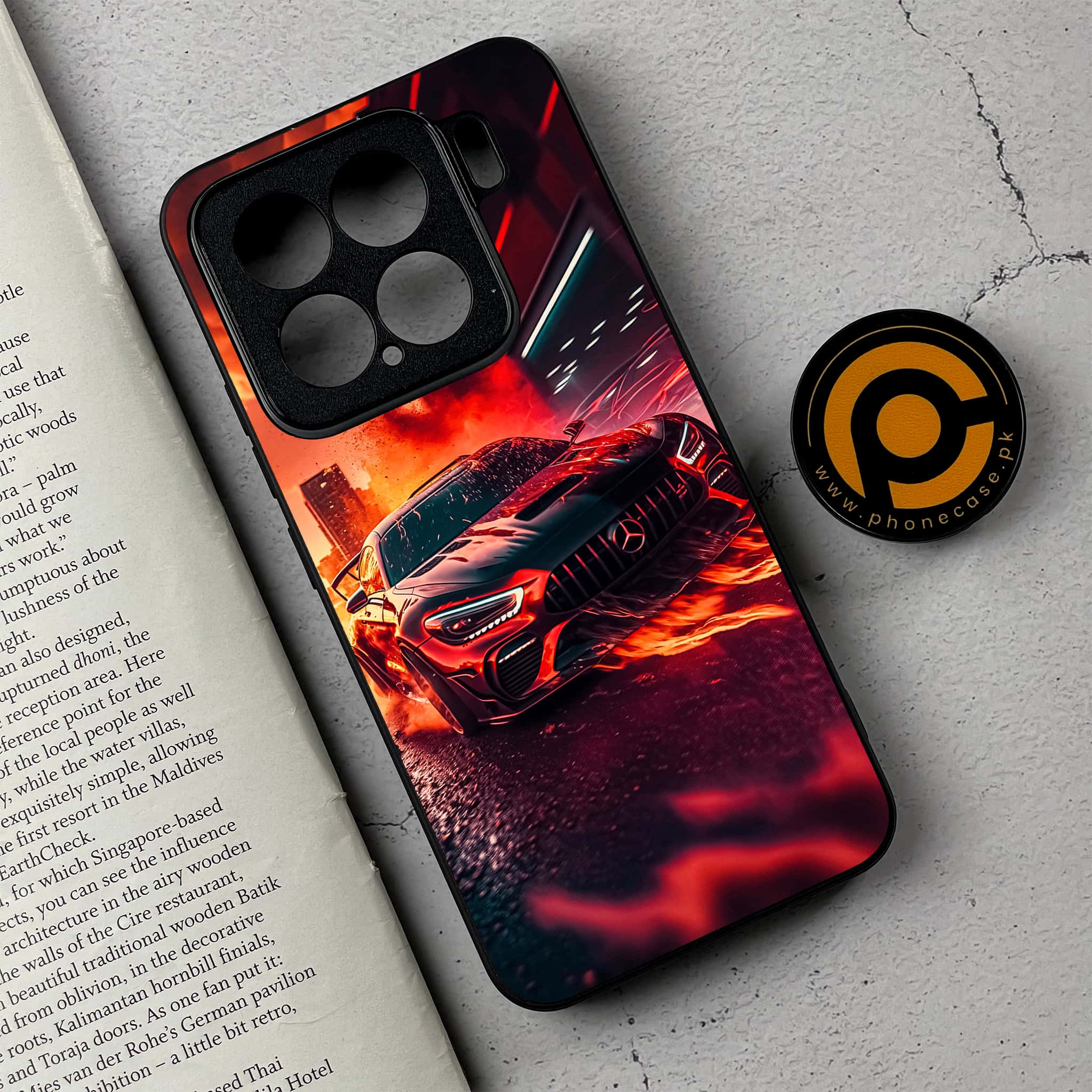 Xiaomi 15 - Racing Series - Premium Metal Printed soft Bumper shock Proof Case