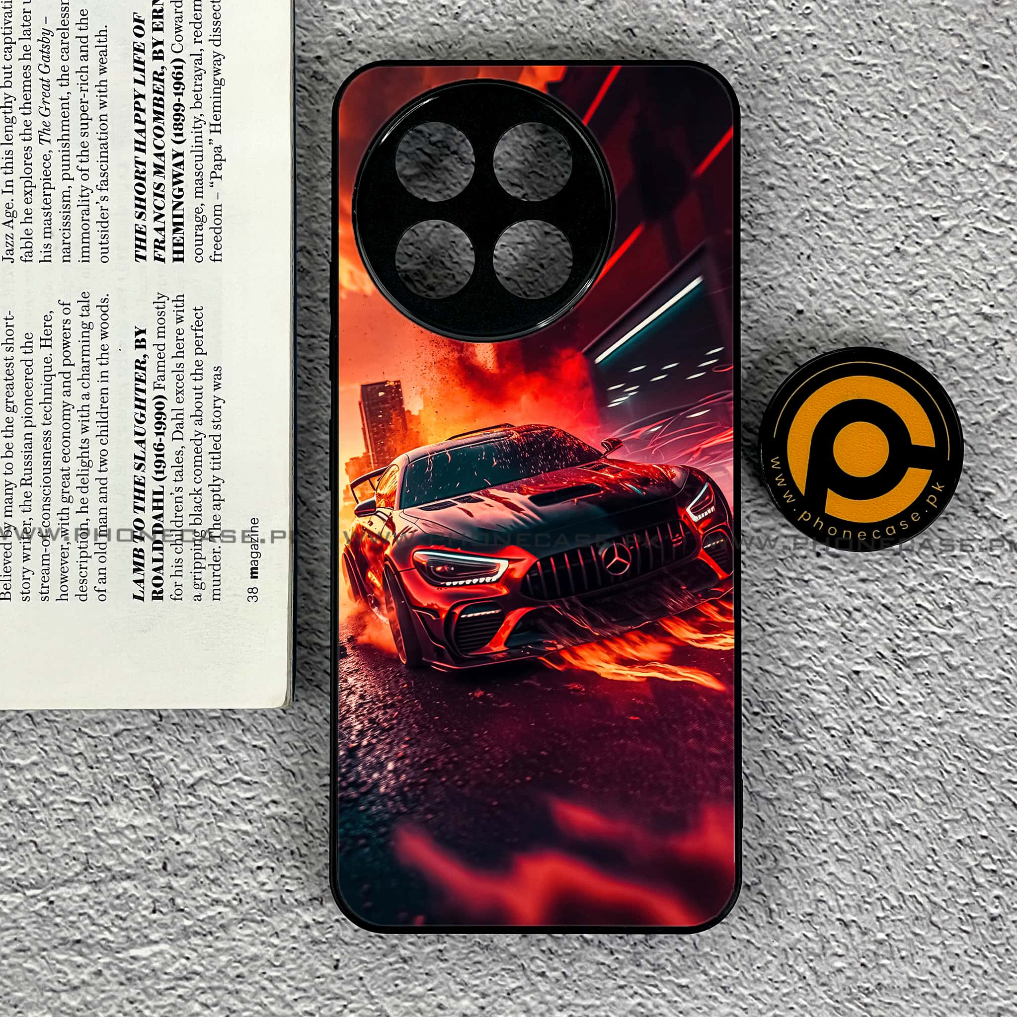 OnePlus Ace 5 - Racing Series - Premium Metal Printed soft Bumper shock Proof Case