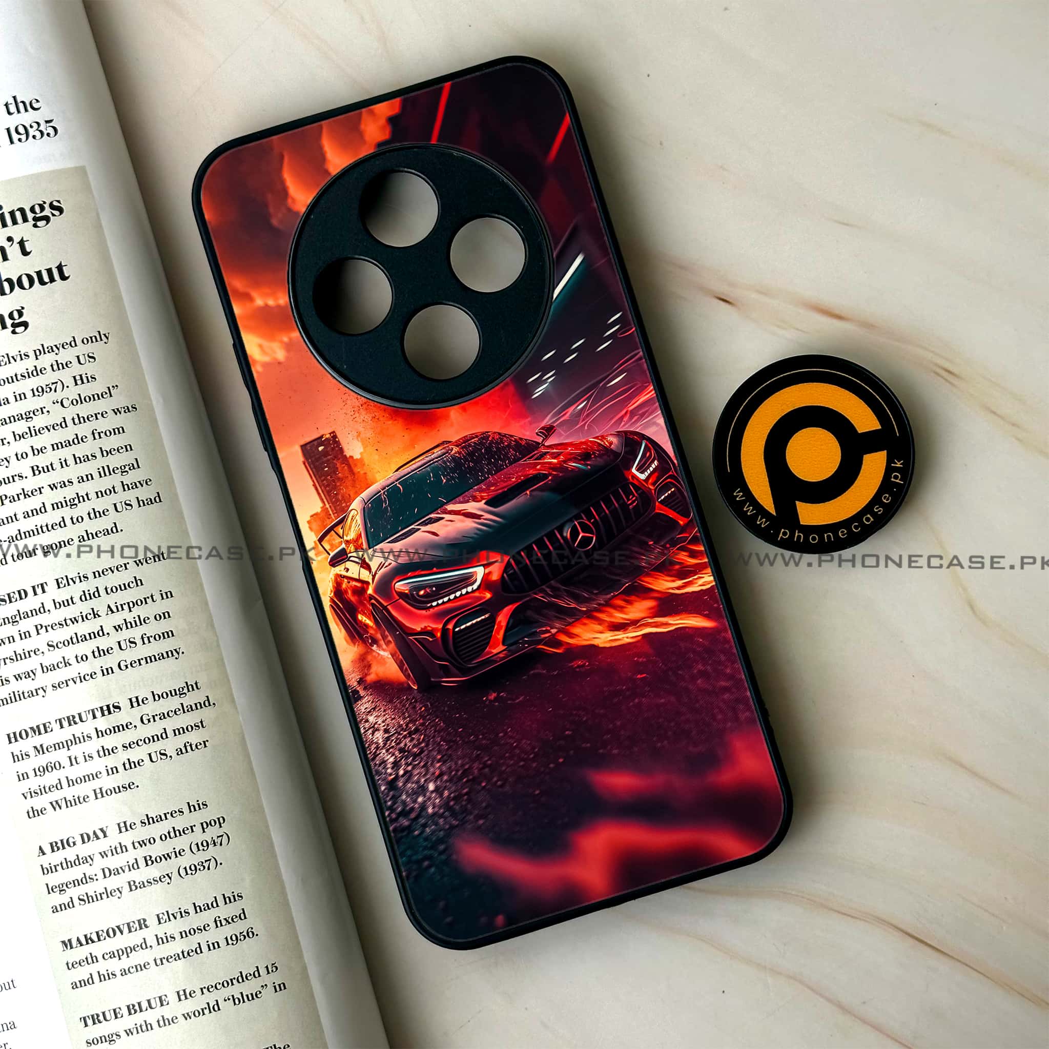 Oppo F27 Pro - Racing Series - Premium Metal Printed soft Bumper Shock Proof Case