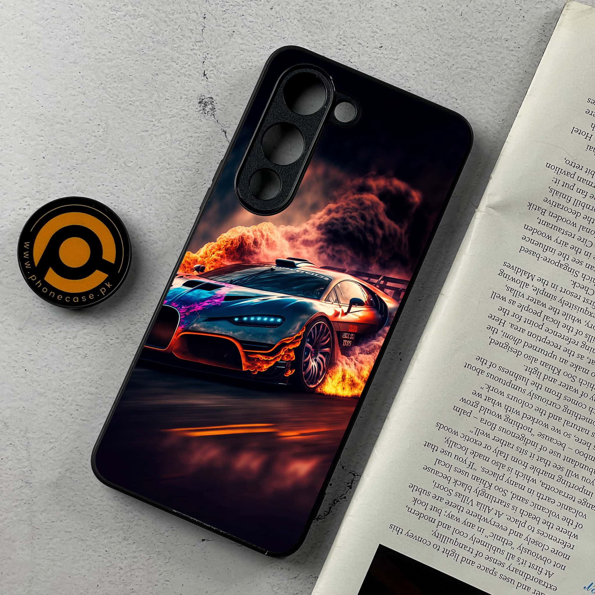 Vivo Y04 - Racing Series - Premium Metal Printed Soft Bumper Shockproof Case