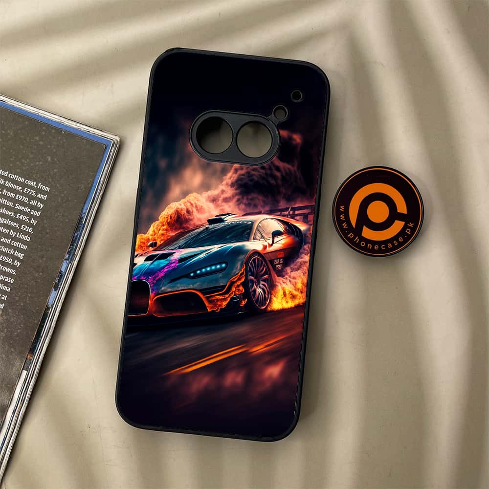 Nothing Phone (2a) - Racing Series - Premium Metal Printed soft Bumper Shock Proof Case