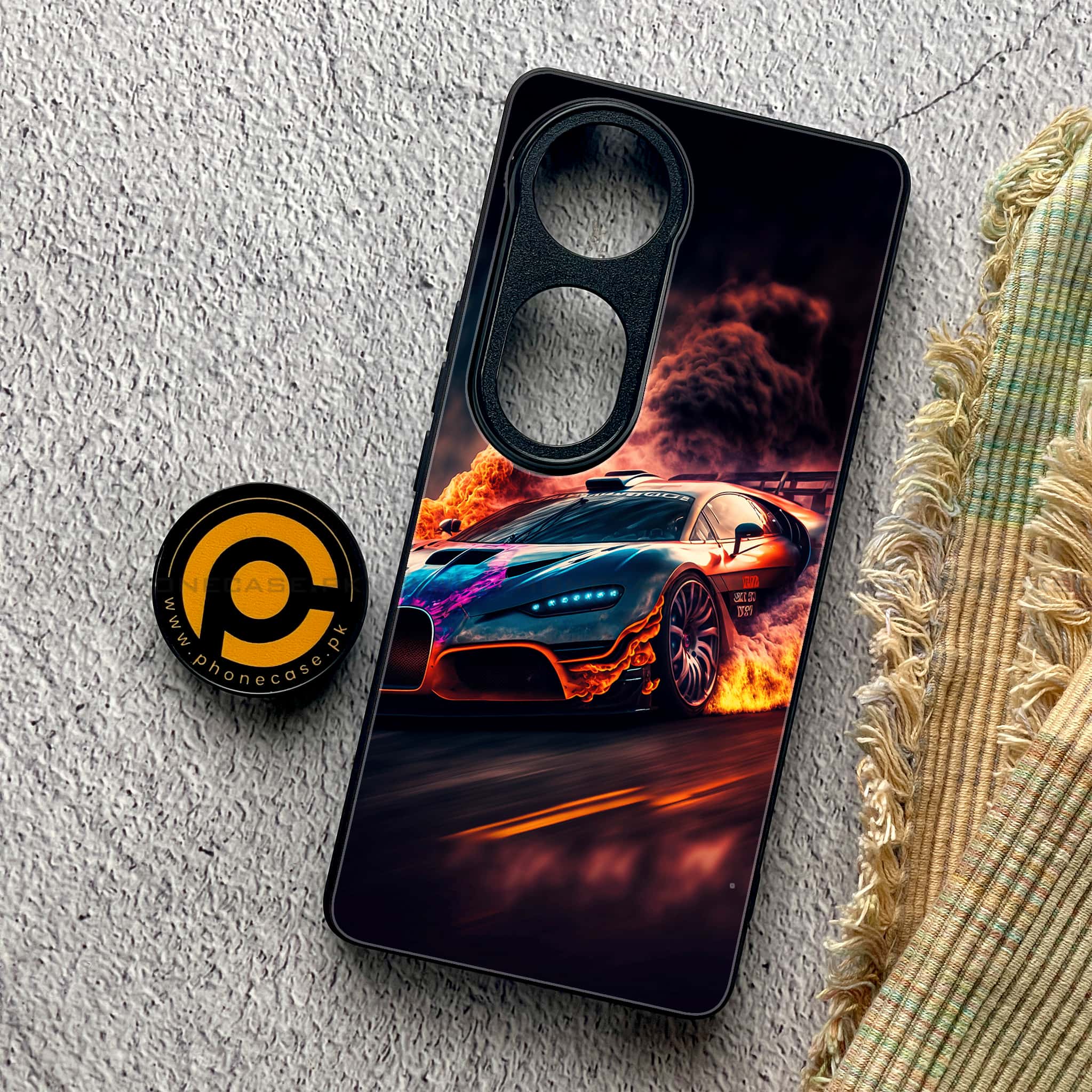 Vivo V40 Pro - Racing Series - Premium Metal Printed soft Bumper shock Proof Case