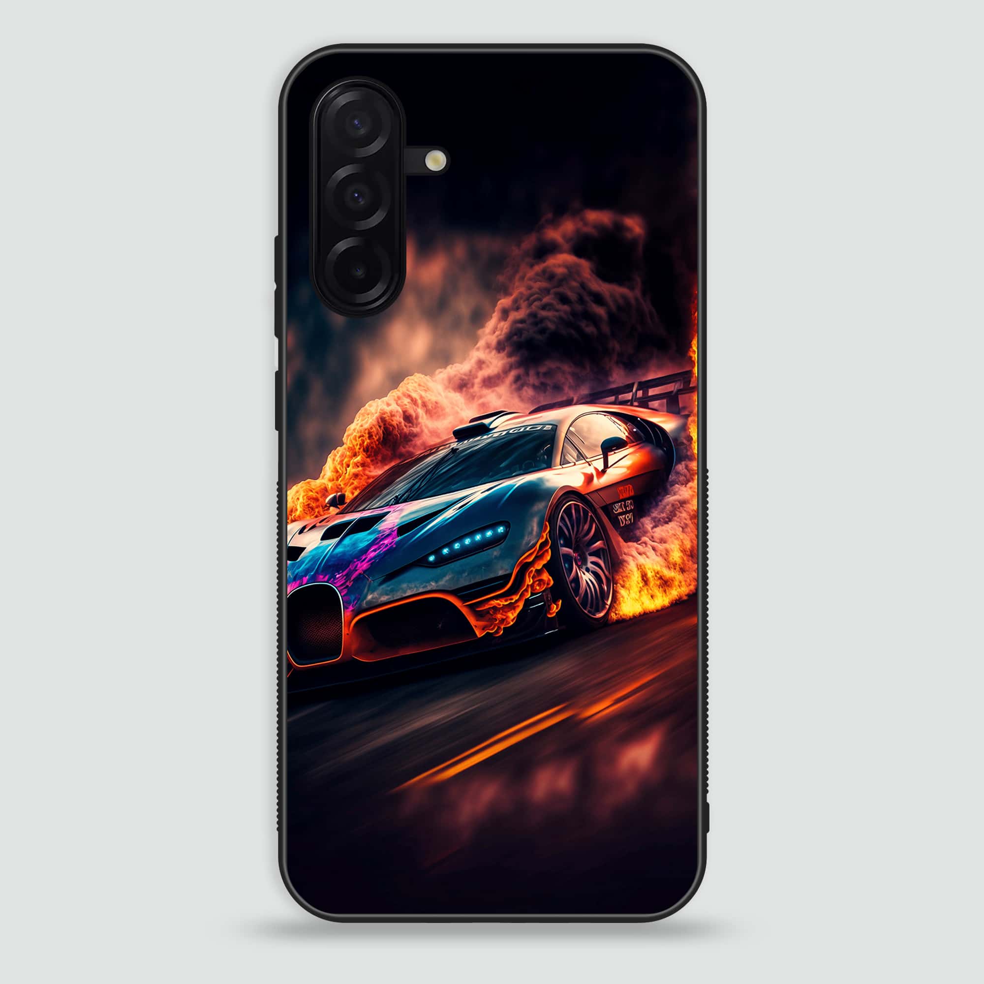 Samsung Galaxy A26 - Racing Series - Premium Printed Glass soft Bumper shock Proof Case