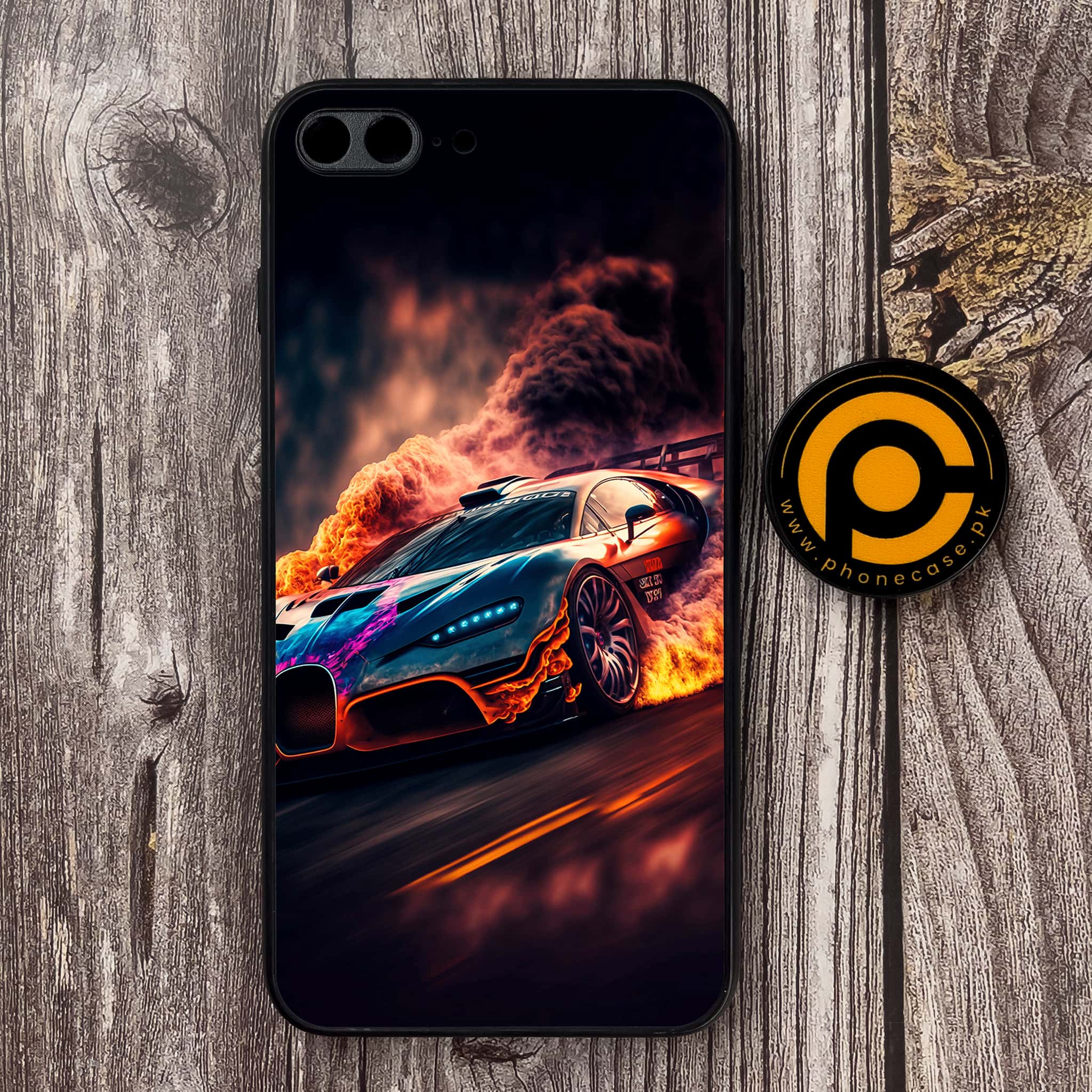 iPhone 7 Plus - Racing Series - Premium Metal Printed soft Bumper shock Proof Case