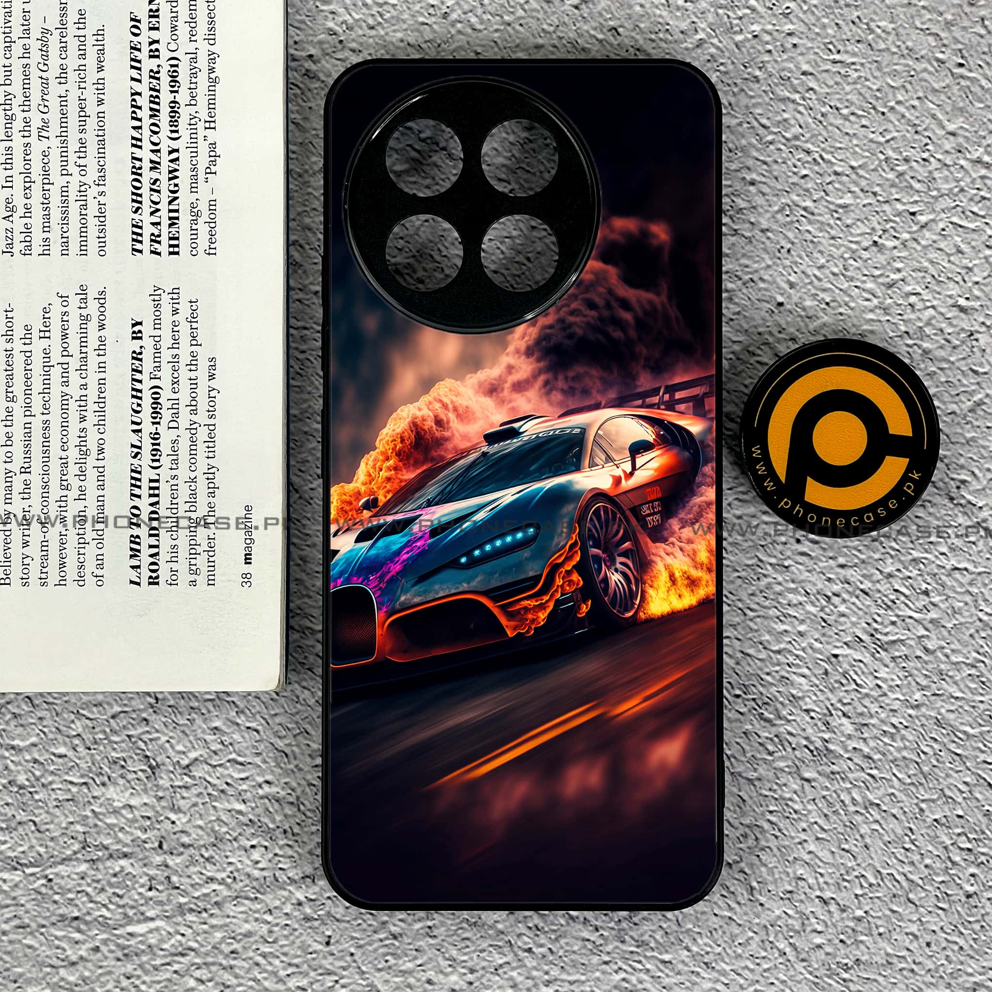 OnePlus Ace 5 - Racing Series - Premium Metal Printed soft Bumper shock Proof Case