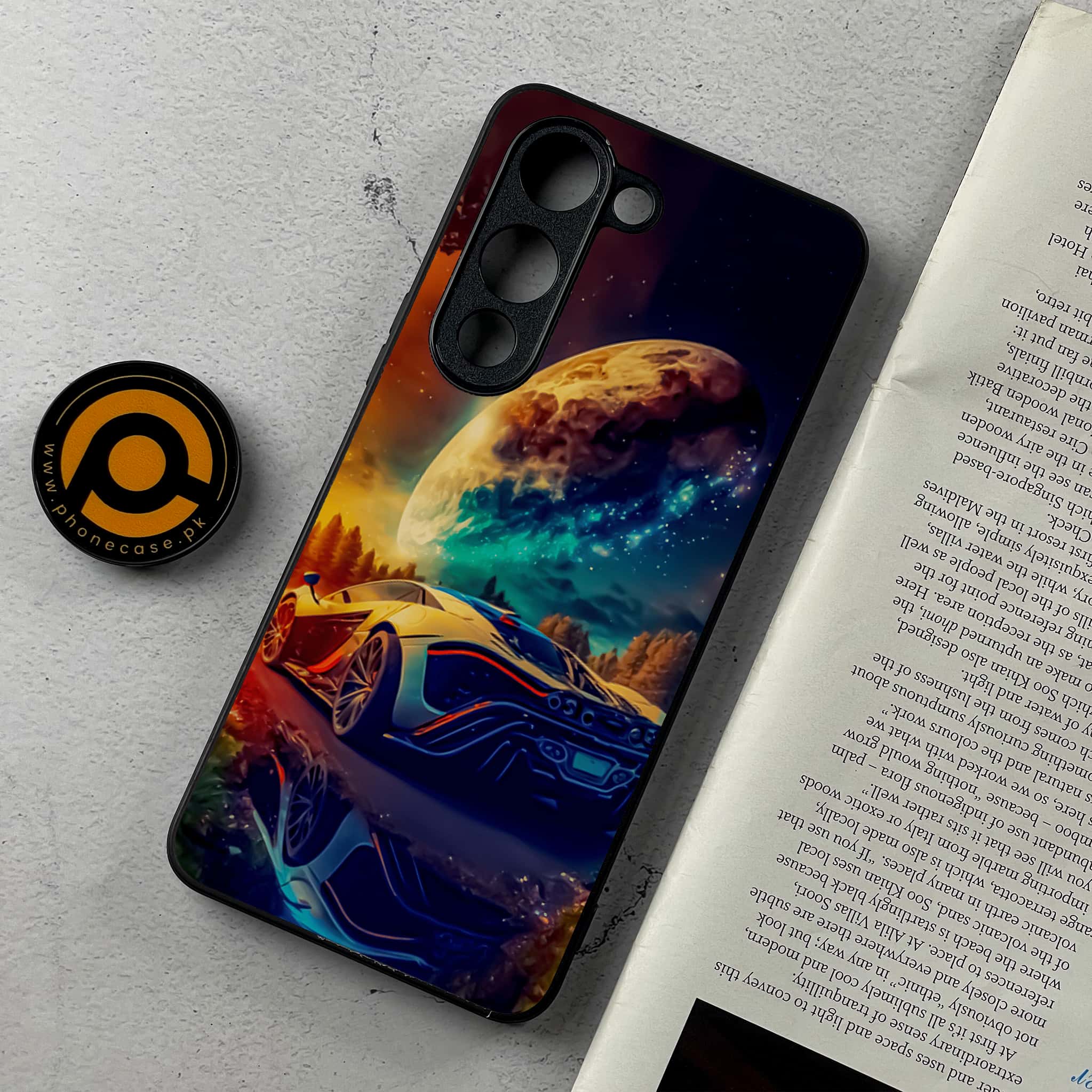 Vivo Y04 - Racing Series - Premium Metal Printed Soft Bumper Shockproof Case