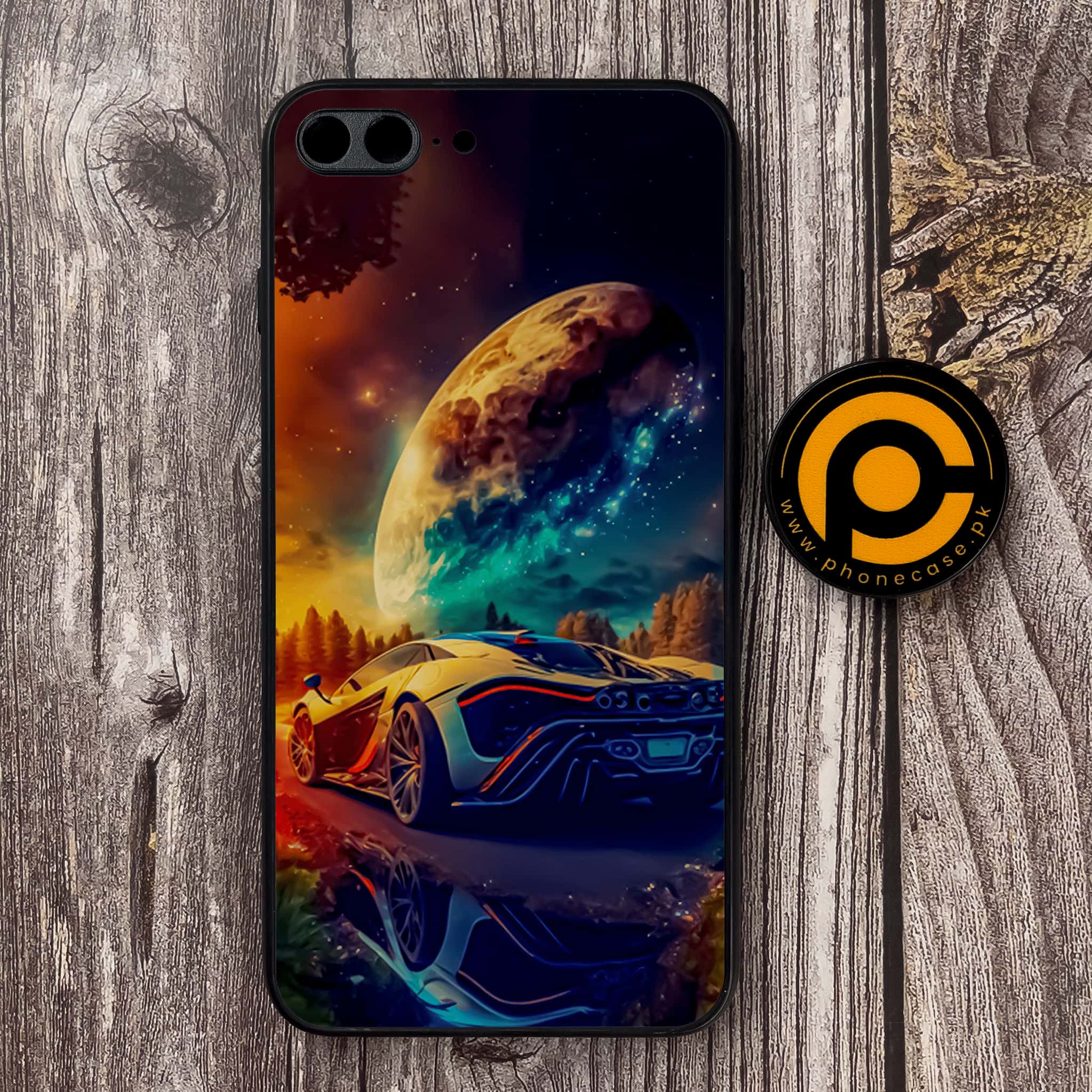 iPhone 7 Plus - Racing Series - Premium Metal Printed soft Bumper shock Proof Case