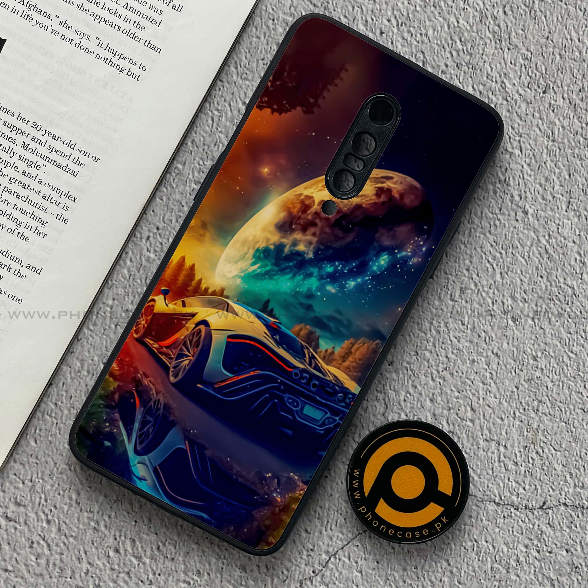 OnePlus 7 Pro - Racing Series - Premium Printed Glass soft Bumper shock Proof Case