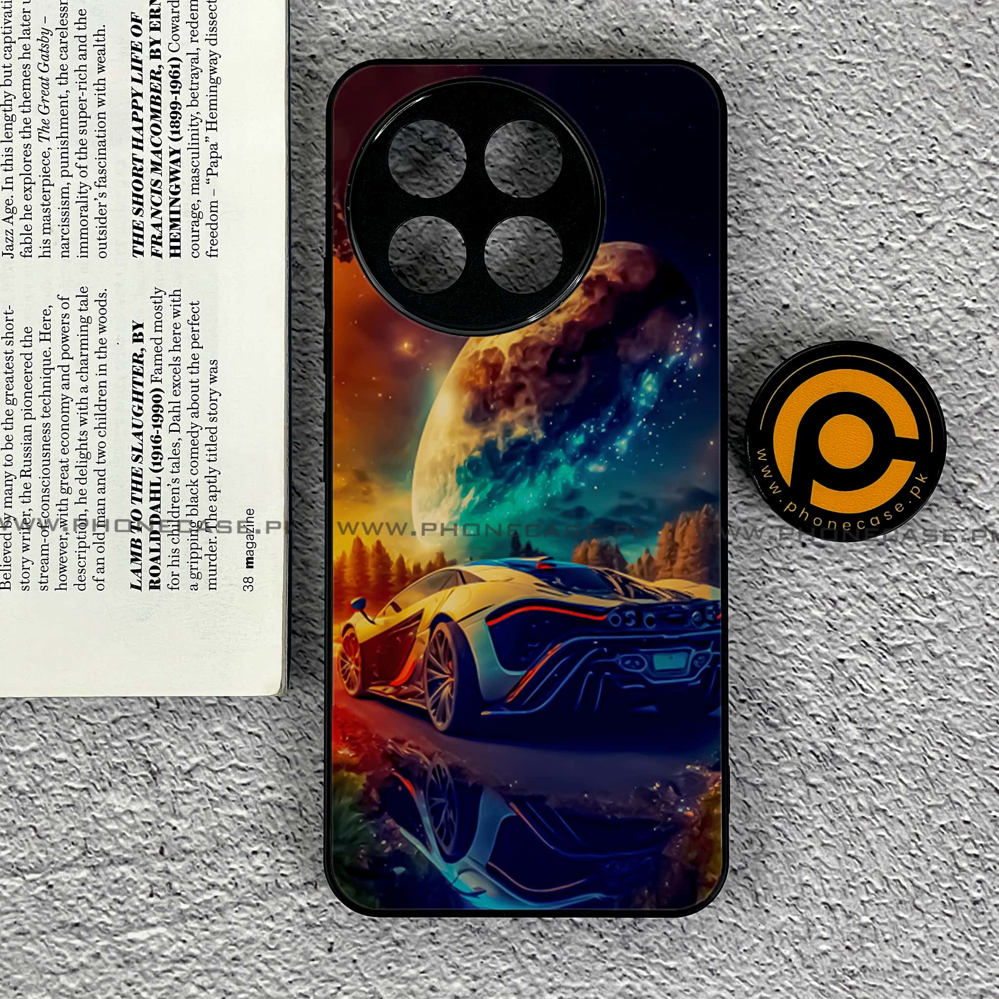 OnePlus Ace 5 - Racing Series - Premium Metal Printed soft Bumper shock Proof Case
