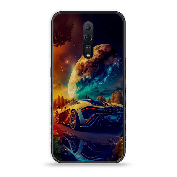 Oppo Reno Z - Racing Design 5- Premium Printed Glass soft Bumper shock Proof Case CS-12628