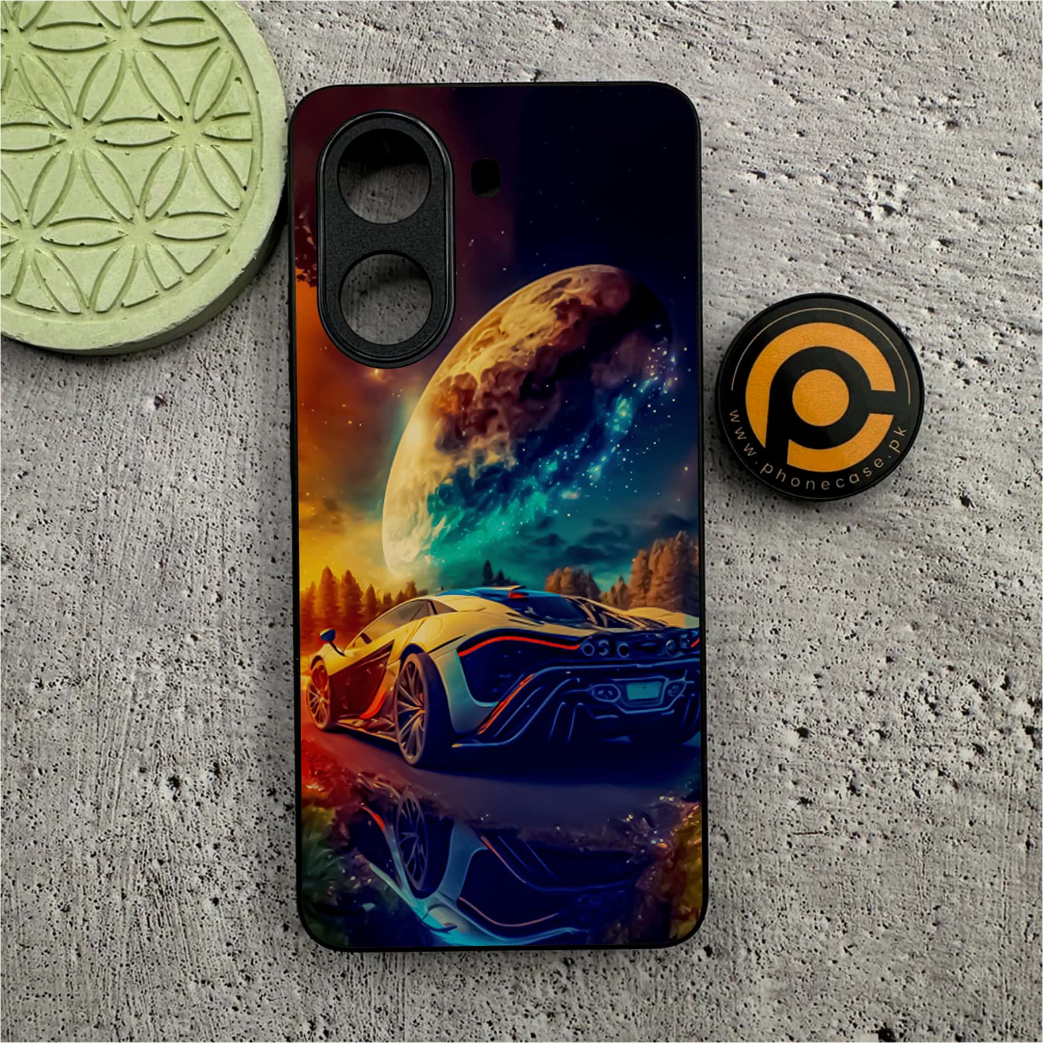 Xiaomi Redmi Turbo 4 - Racing Series - Premium Metal Printed soft Bumper shock Proof Case