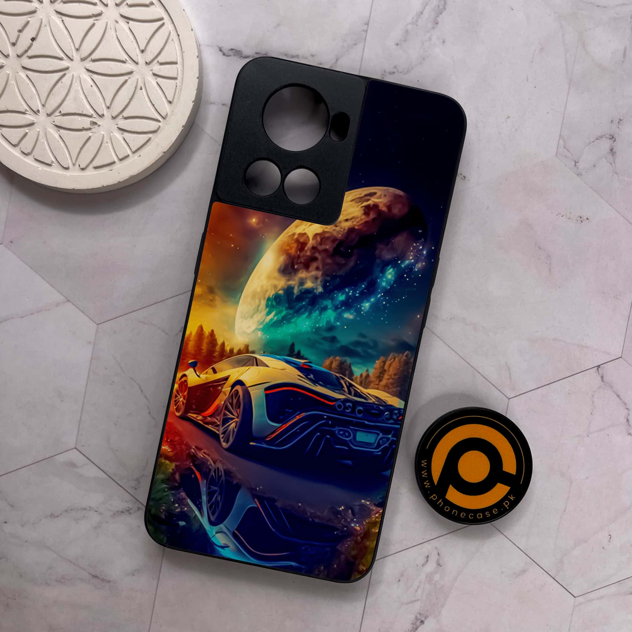 OnePlus 10R -  Racing Series - Premium Metal Printed soft Bumper shock Proof Case