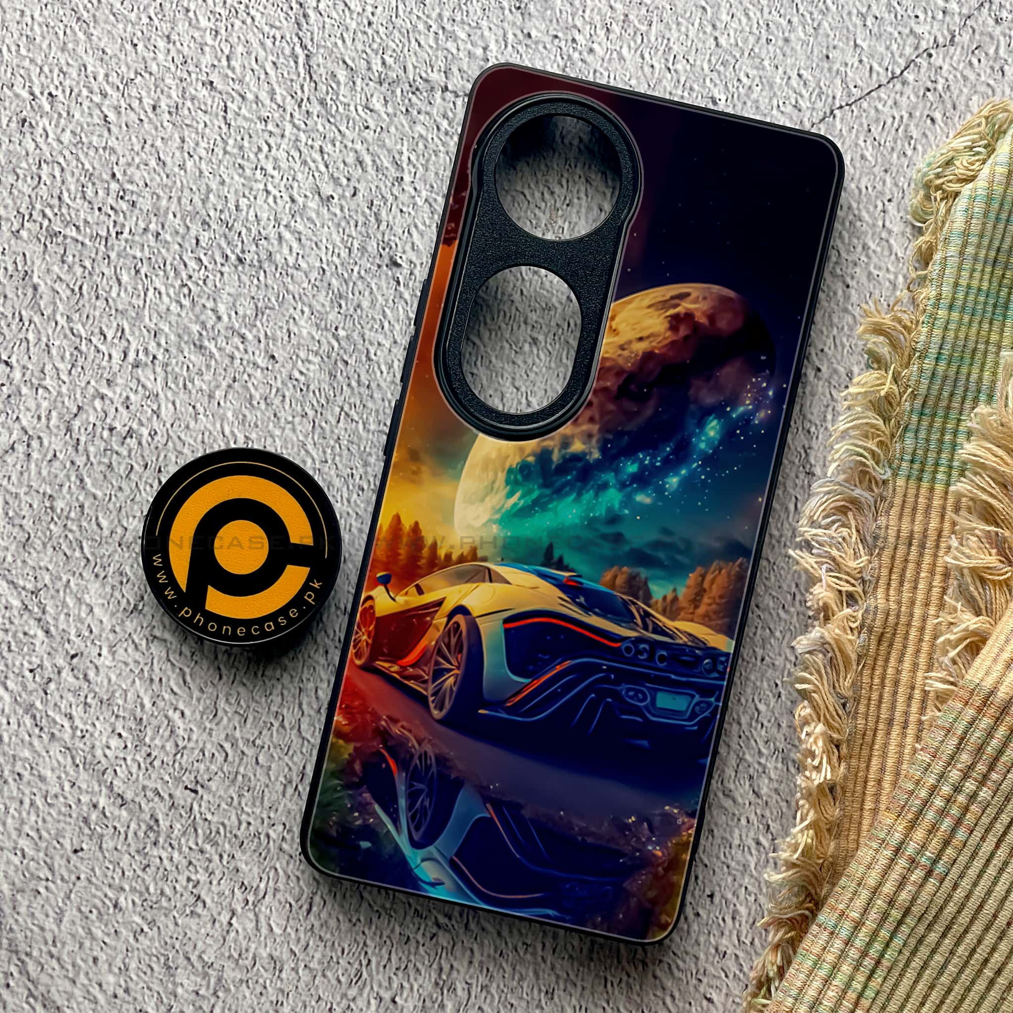 Vivo S19 Pro - Racing Series - Premium Metal Printed soft Bumper shock Proof Case
