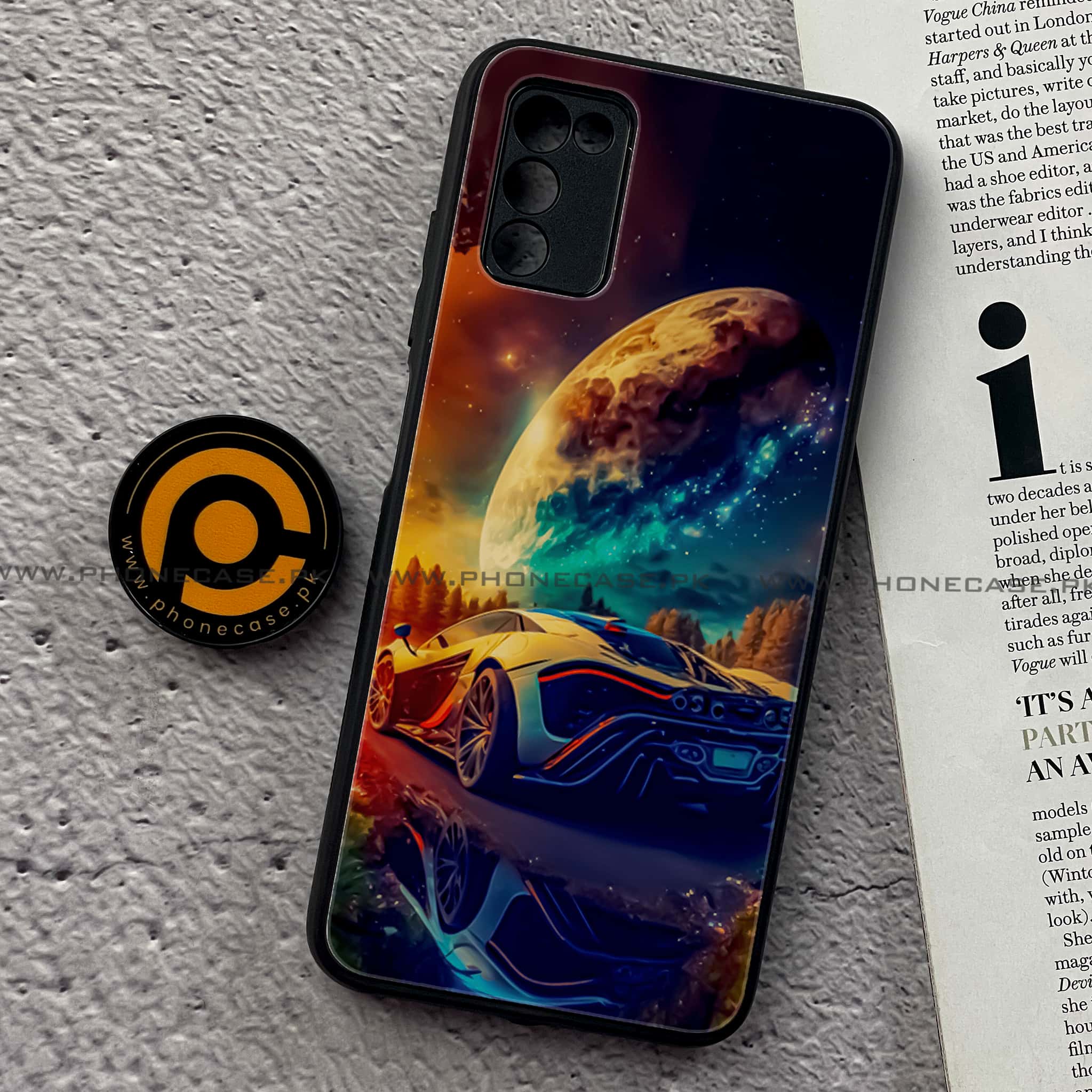 Samsung Galaxy A02s - Racing Series - Premium Printed Metal soft Bumper shock Proof Case