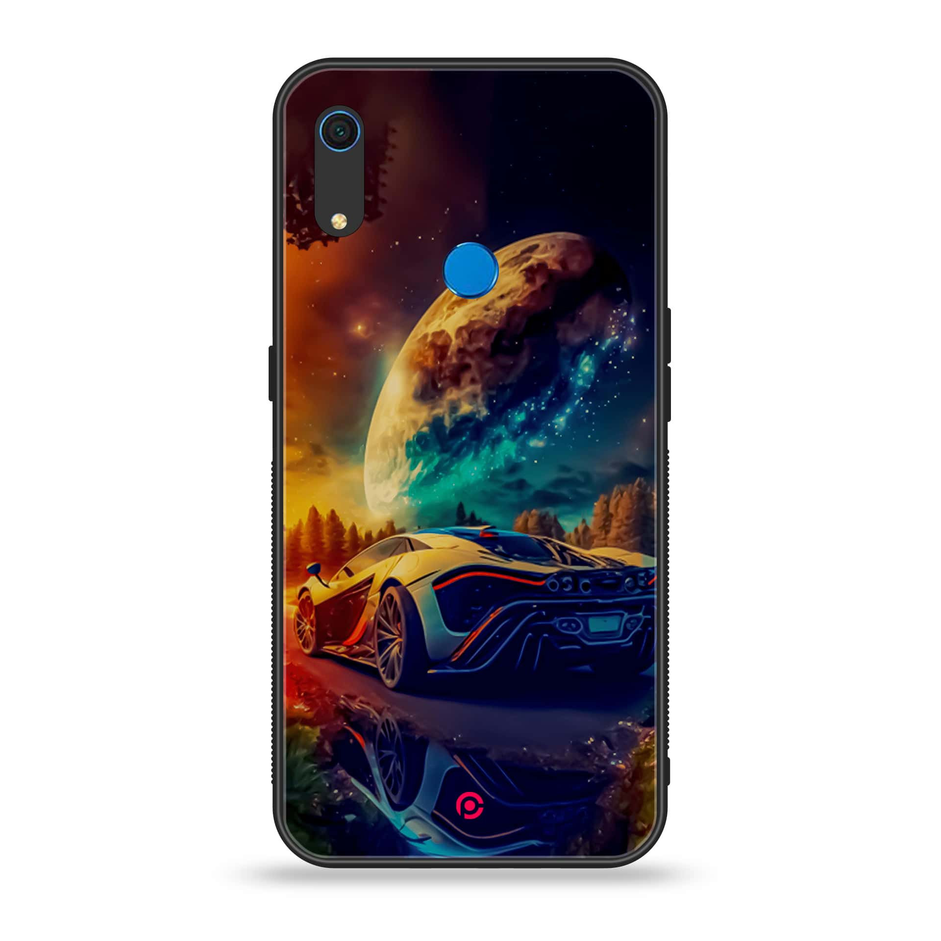 Huawei Y6s - Racing Series - Premium Printed Metal soft Bumper shock Proof Case