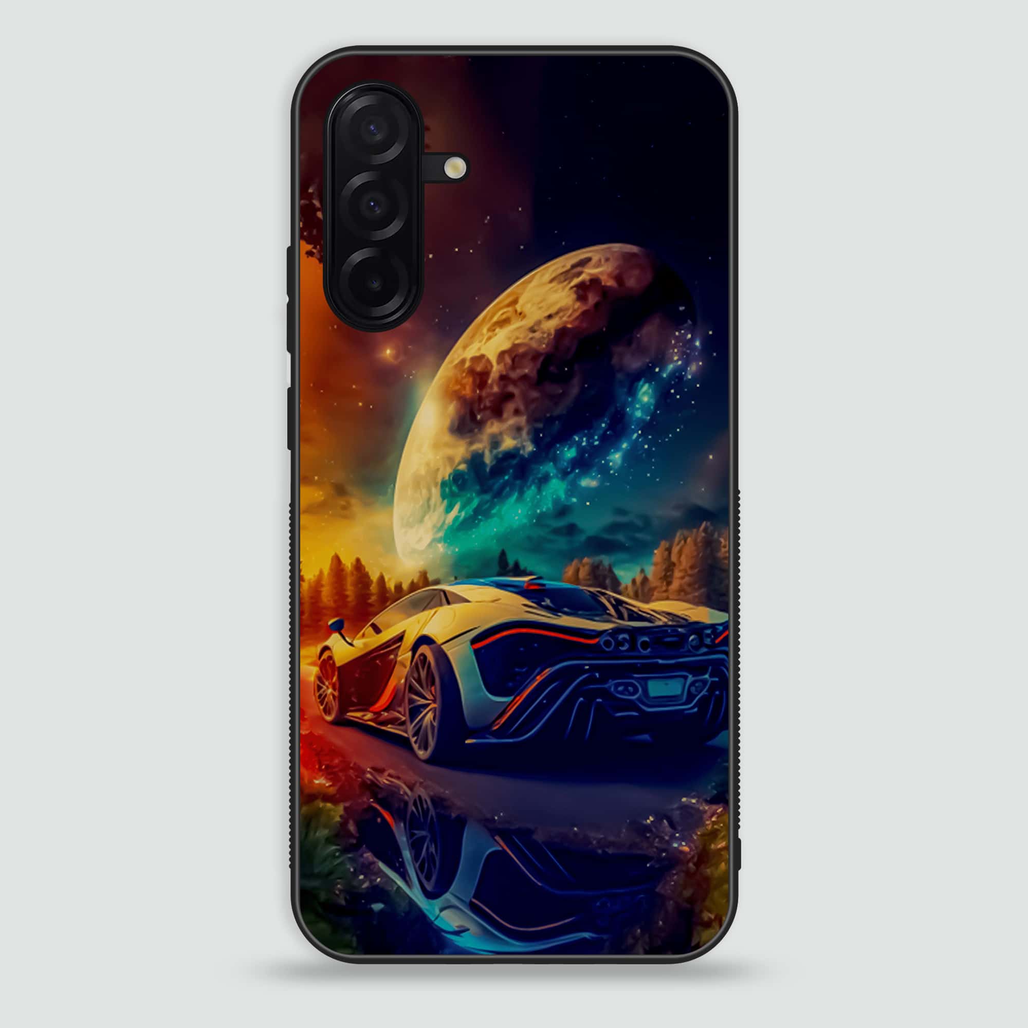 Samsung Galaxy A26 - Racing Series - Premium Printed Glass soft Bumper shock Proof Case