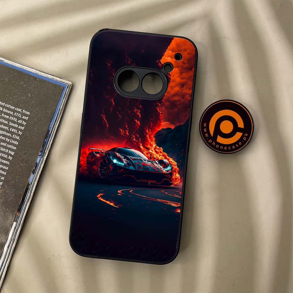Nothing Phone (2a) - Racing Series - Premium Metal Printed soft Bumper Shock Proof Case