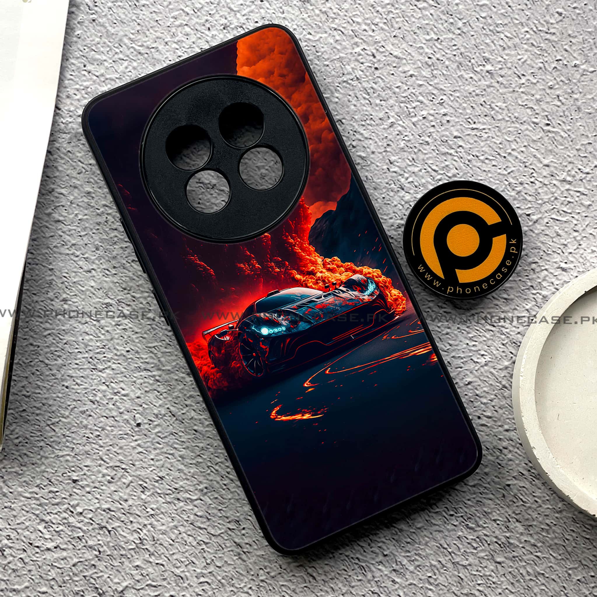 Realme 13 Pro Plus - Racing Series - Premium Printed Metal soft Bumper shock Proof Case