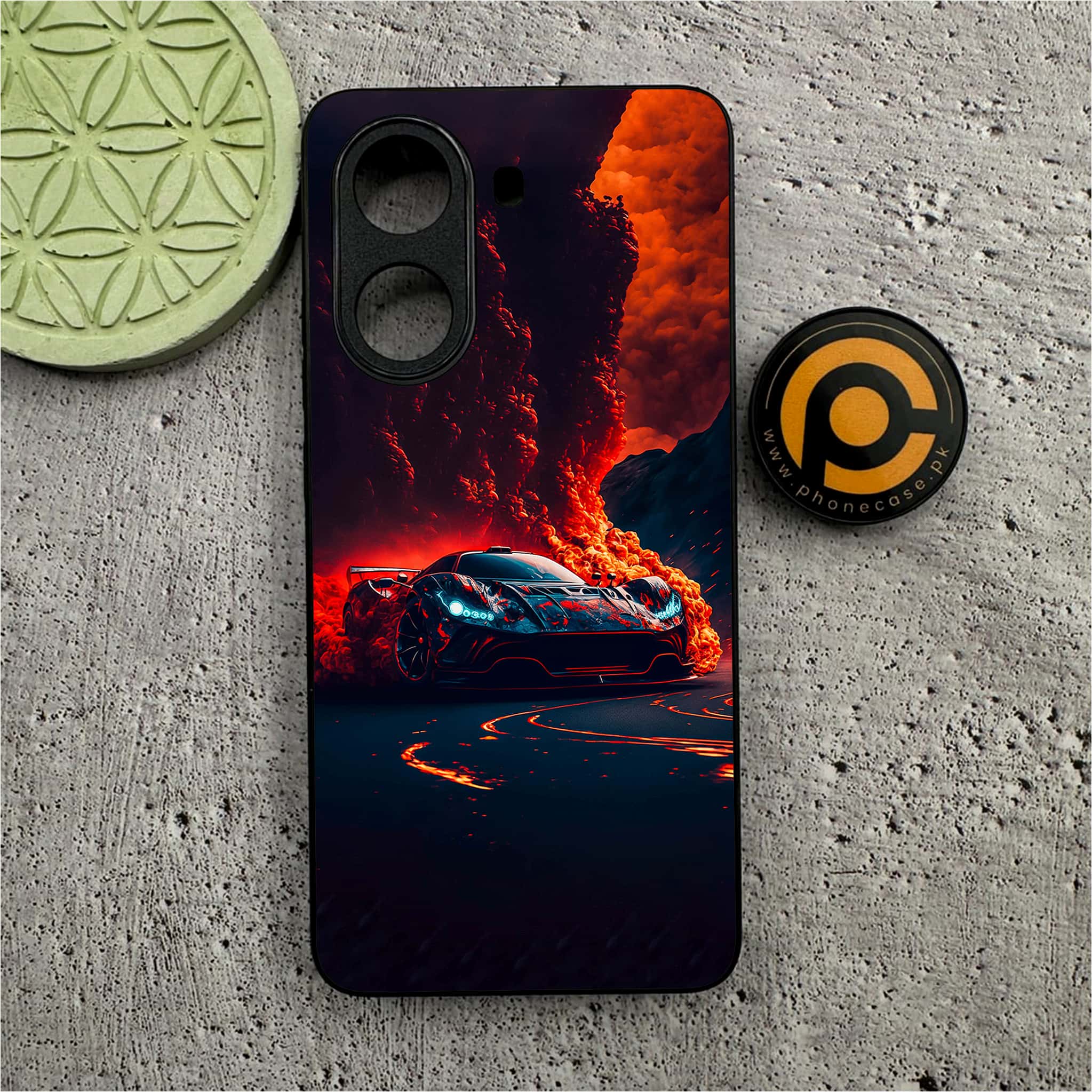 Xiaomi Redmi Turbo 4 - Racing Series - Premium Metal Printed soft Bumper shock Proof Case