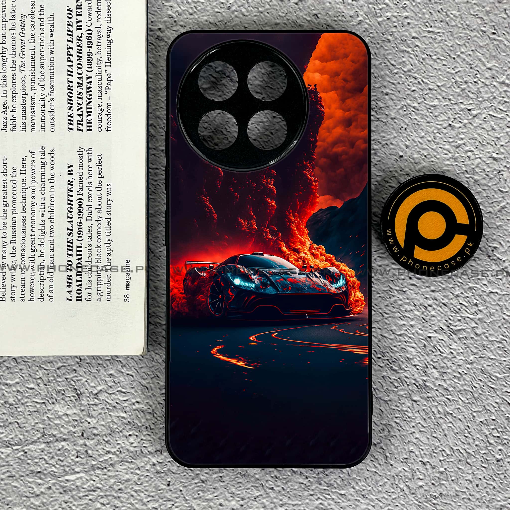 OnePlus Ace 5 - Racing Series - Premium Metal Printed soft Bumper shock Proof Case
