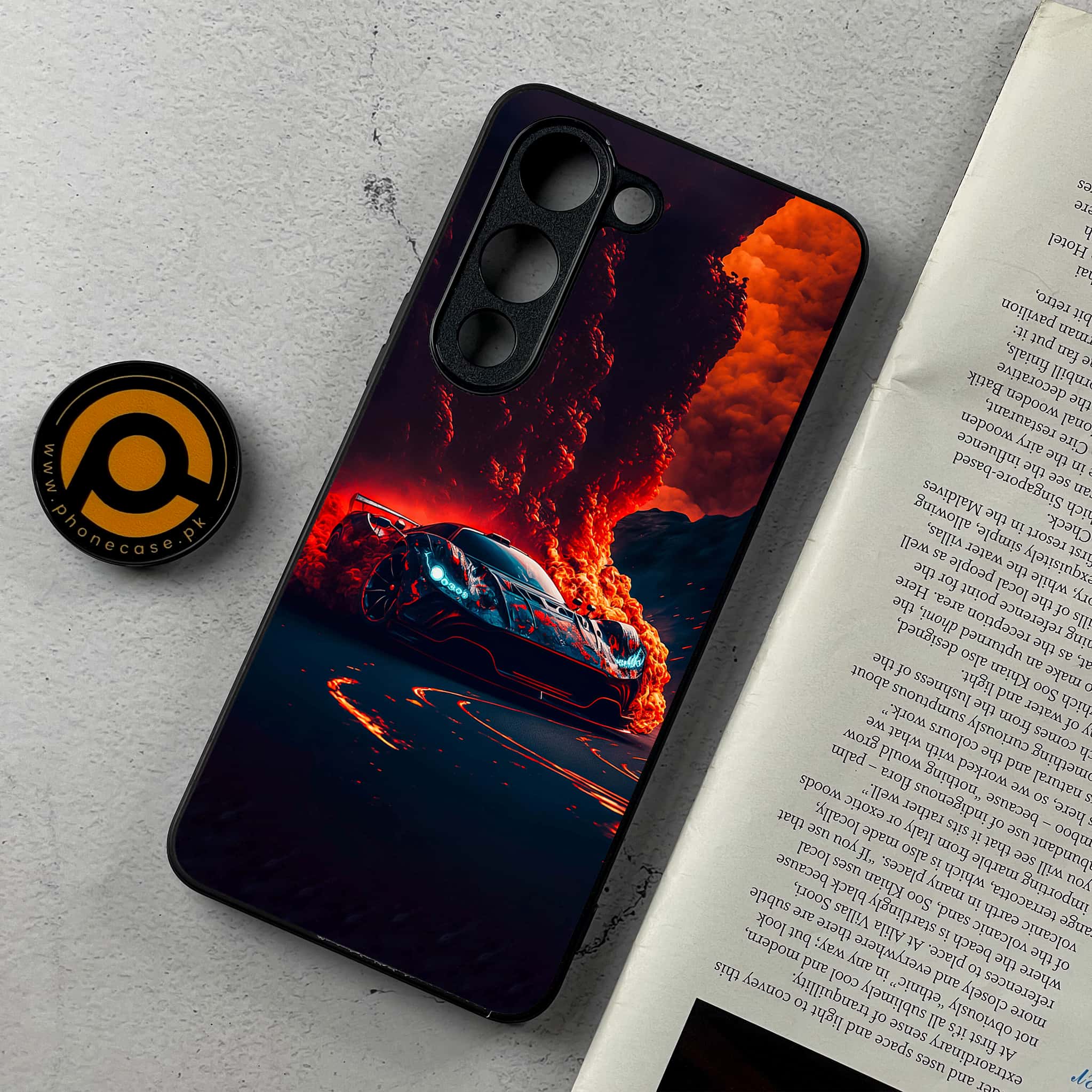 Vivo Y04 - Racing Series - Premium Metal Printed Soft Bumper Shockproof Case