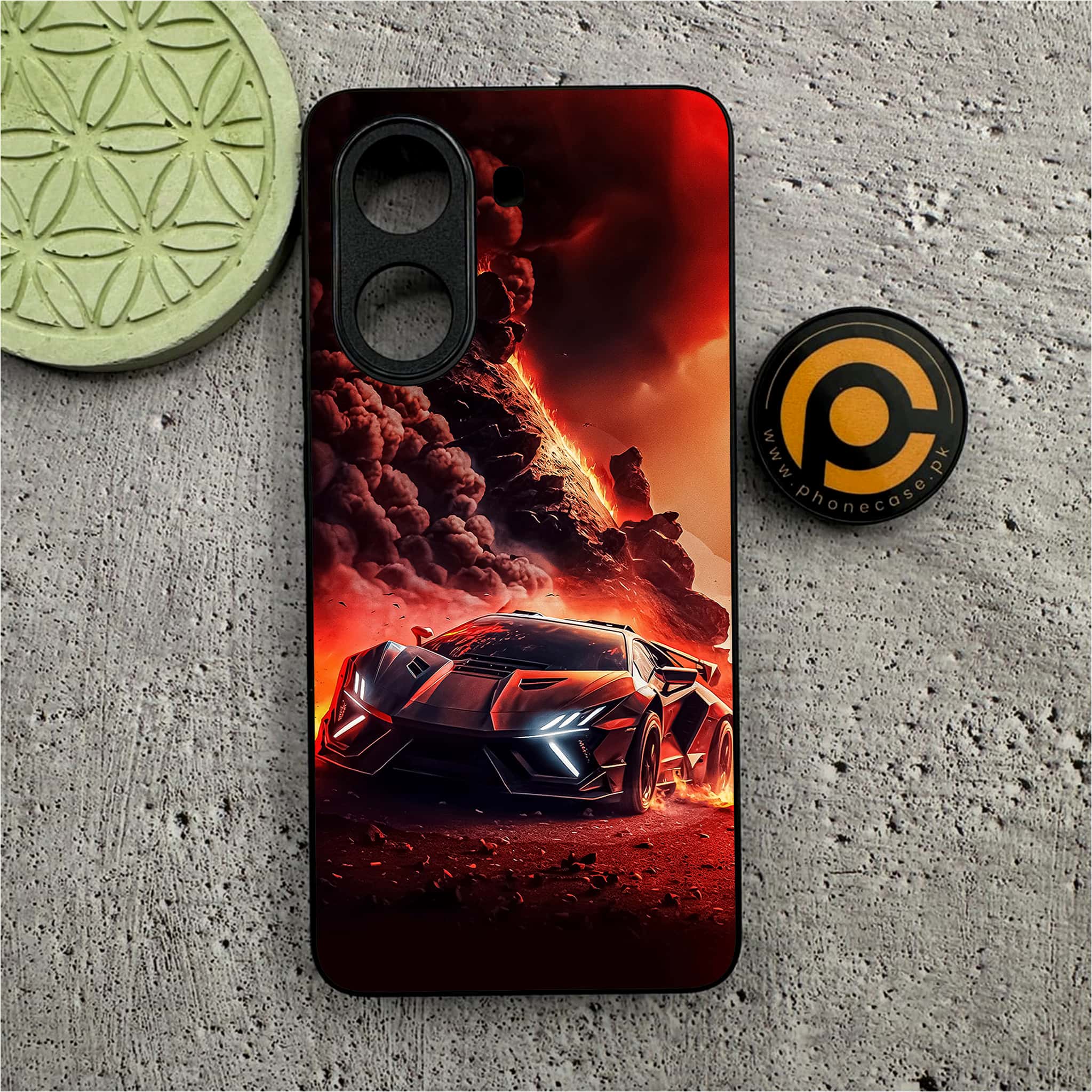 Xiaomi Poco X7 Pro 5G - Racing Series - Premium Metal Printed soft Bumper shock Proof Case