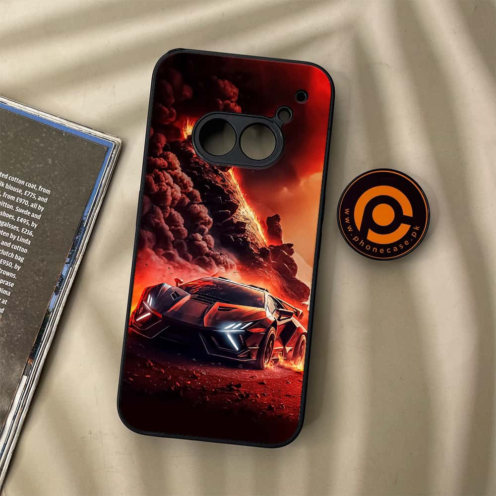 Nothing Phone (2a) - Racing Series - Premium Metal Printed soft Bumper Shock Proof Case