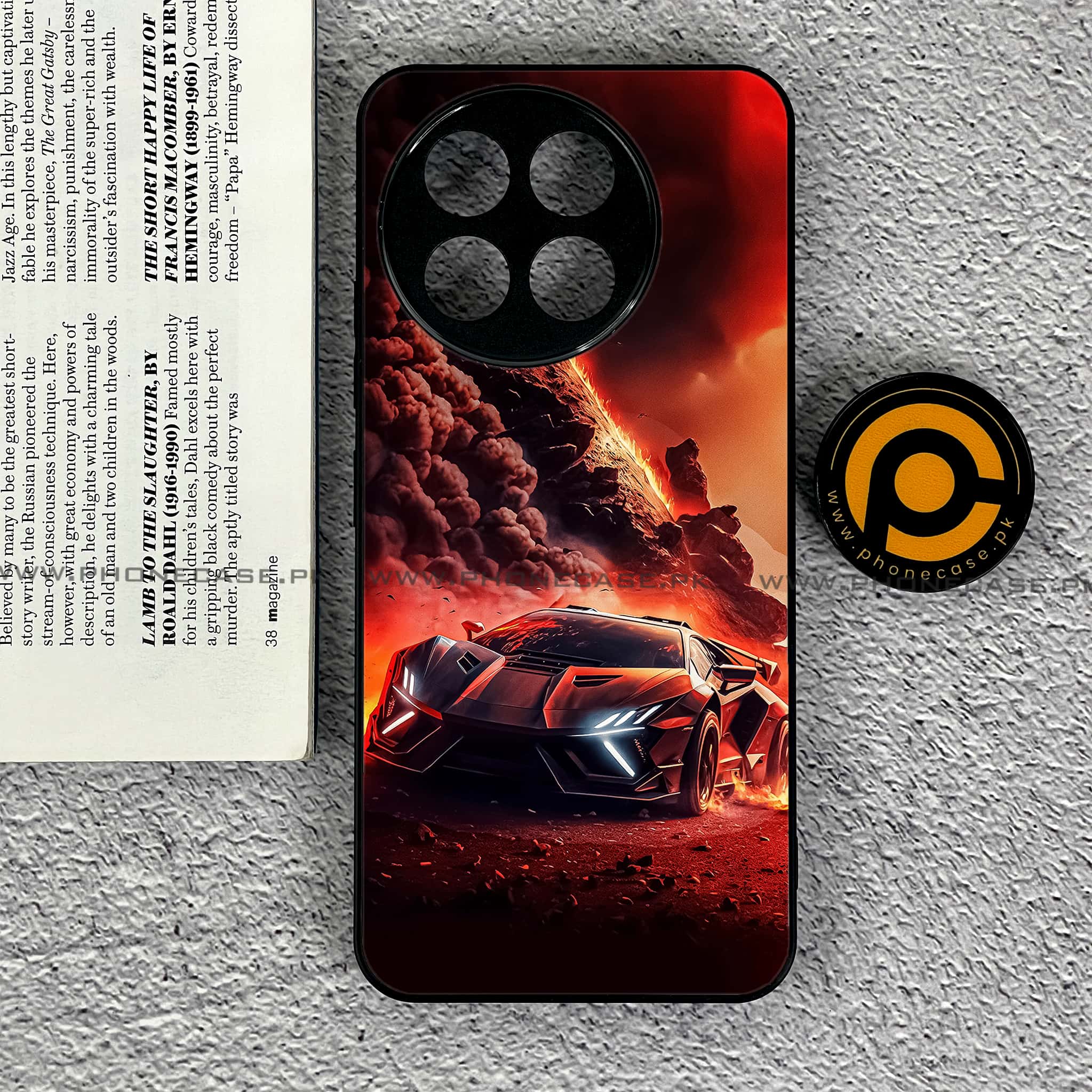 OnePlus Ace 5 - Racing Series - Premium Metal Printed soft Bumper shock Proof Case
