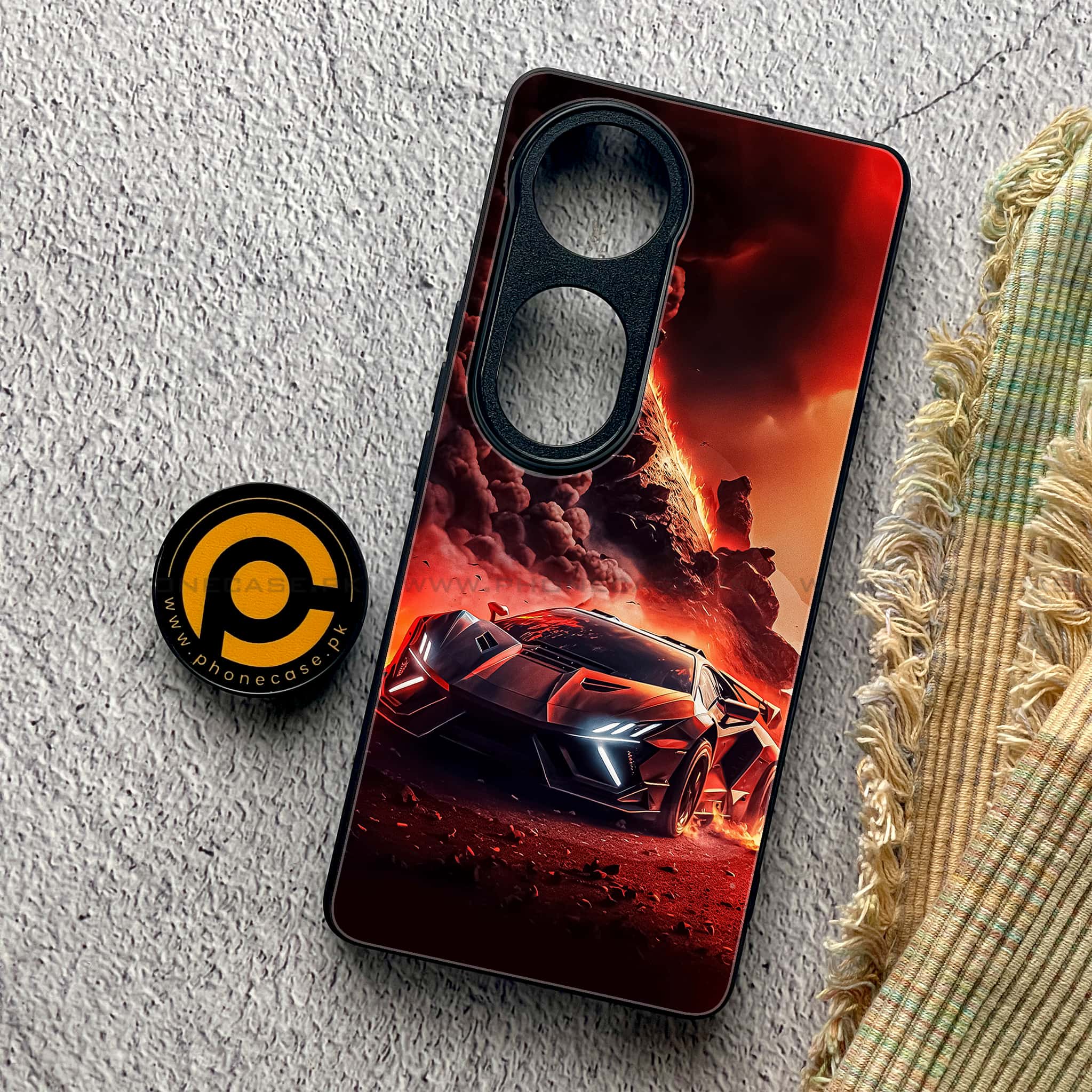 Vivo V40 Pro - Racing Series - Premium Metal Printed soft Bumper shock Proof Case