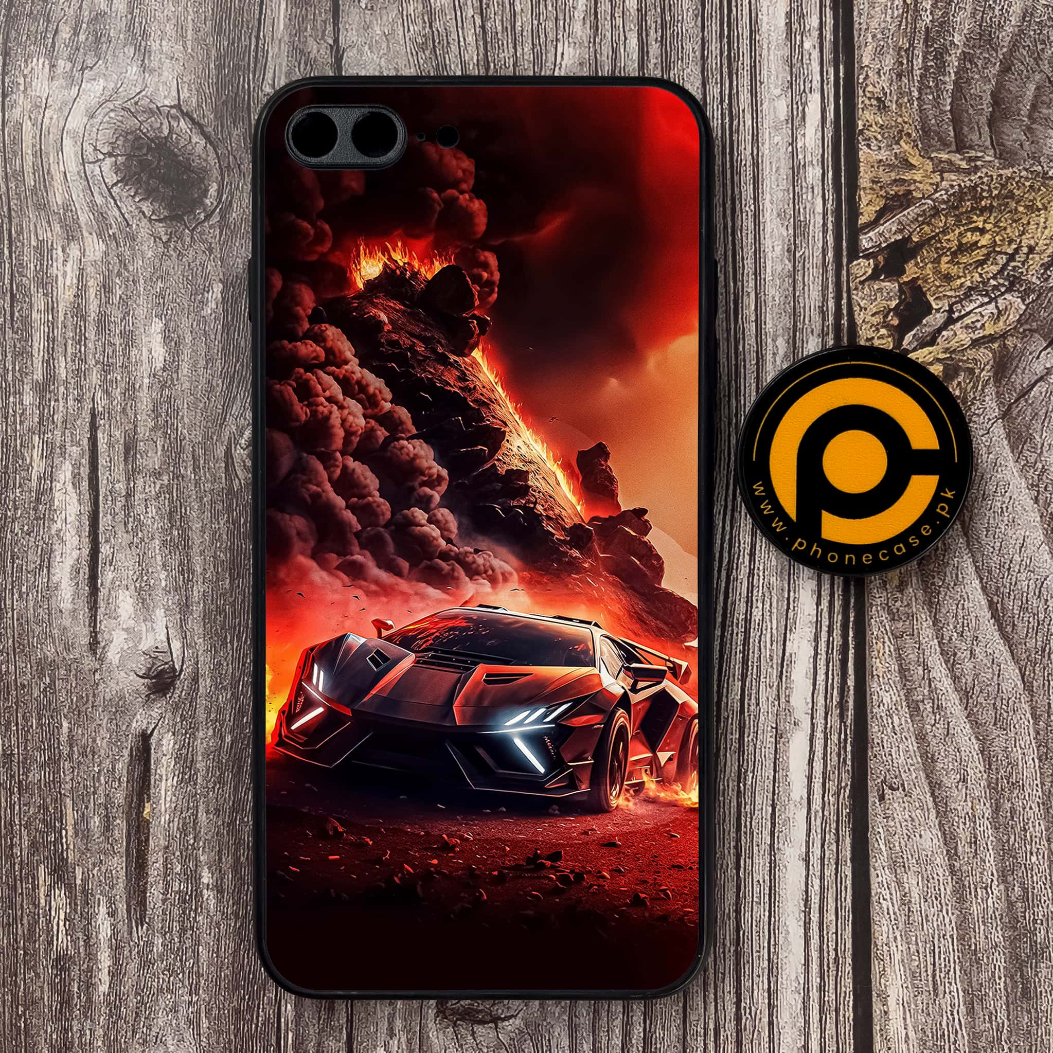 iPhone 7 Plus - Racing Series - Premium Metal Printed soft Bumper shock Proof Case