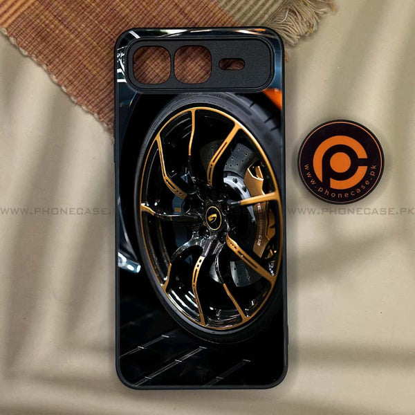 Infinix Smart 10 Plus - Racing Car Red Blade RIM - Premium Metal Printed soft Bumper shock Proof Case CS-36804