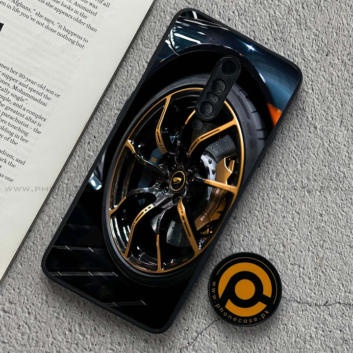 OnePlus 7 Pro - Racing Car Red Blade RIM - Premium Metal Printed soft Bumper Shock Proof Case