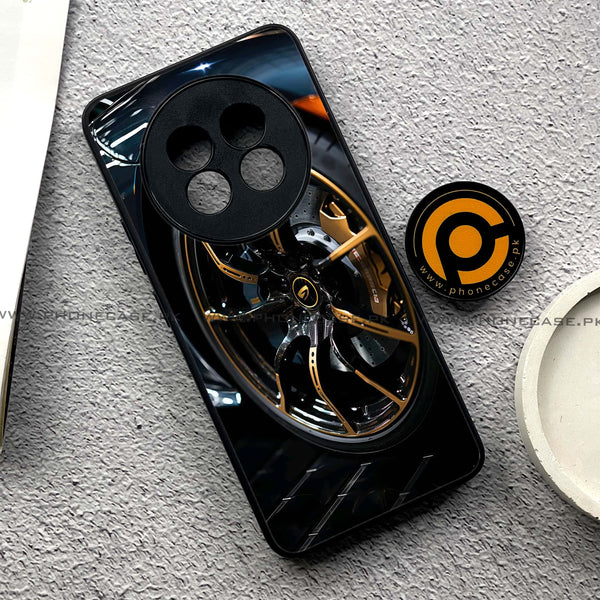 Realme 13 Plus -   Racing Car Red Blade RIM - Premium Printed Metal soft Bumper shock Proof Case CS-37718