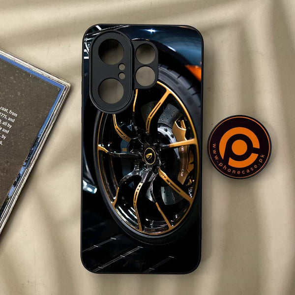 Vivo X200 FE - Racing Car Red Blade RIM - Premium Metal Printed soft Bumper Shock Proof Case