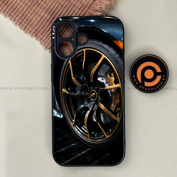 iPhone 17 - Racing Car Red Blade RIM - Premium Metal Printed soft Bumper shock Proof Case