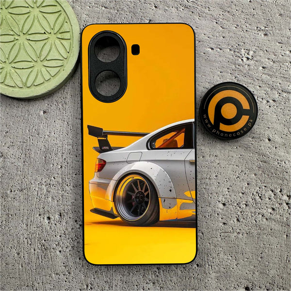 Xiaomi Poco X7 Pro 5G - M3 GT2 Racing Car -  Premium Printed Metal soft Bumper shock Proof Case