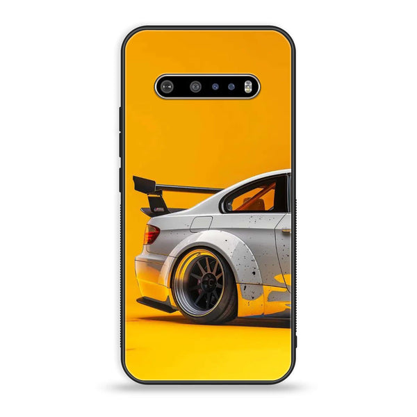 LG V60 - Racing Car - Premium Printed Glass soft Bumper Shock Proof Case