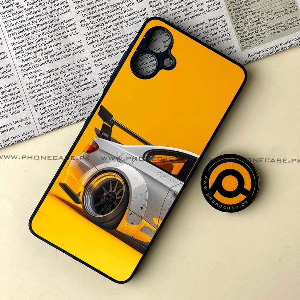 Samsung Galaxy A06 -  Racing Car - Premium Metal Printed soft Bumper shock Proof Case