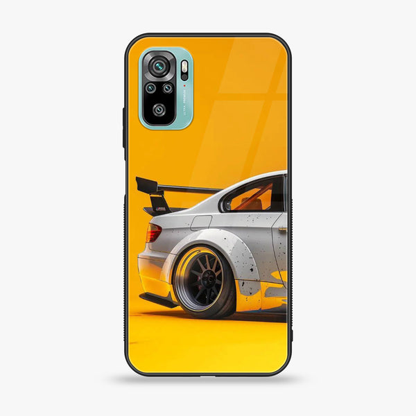 Xiaomi Redmi 10 - Racing Car - Premium Printed Glass soft Bumper Shock Proof Case