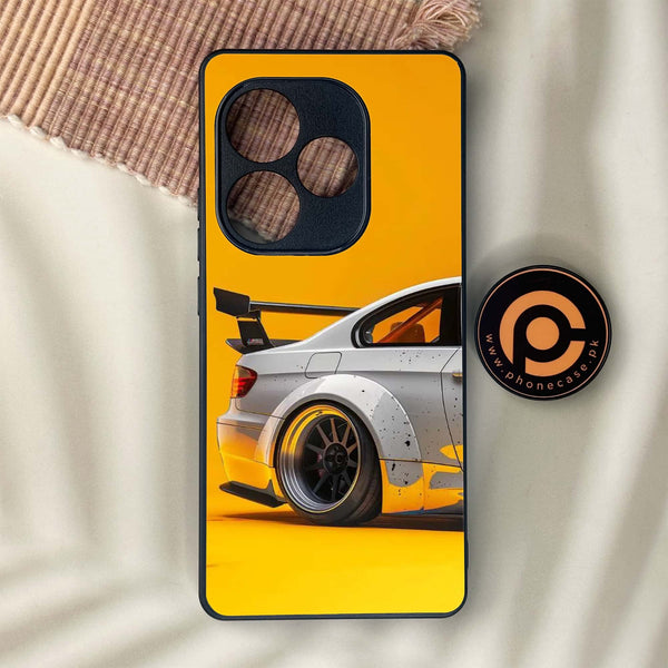 Realme GT 6 - M3 GT2 Racing Car - Premium Metal Printed soft Bumper shock Proof Case