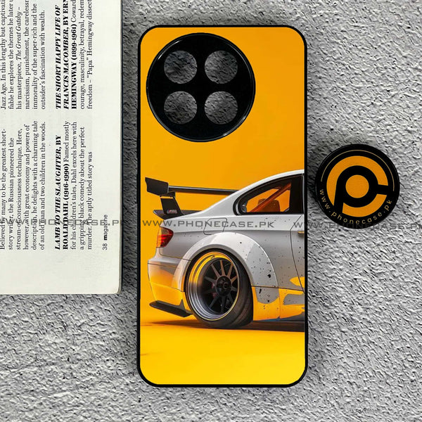 Tecno Spark 30 Pro - Racing Car - Premium Printed Metal soft Bumper shock Proof Case