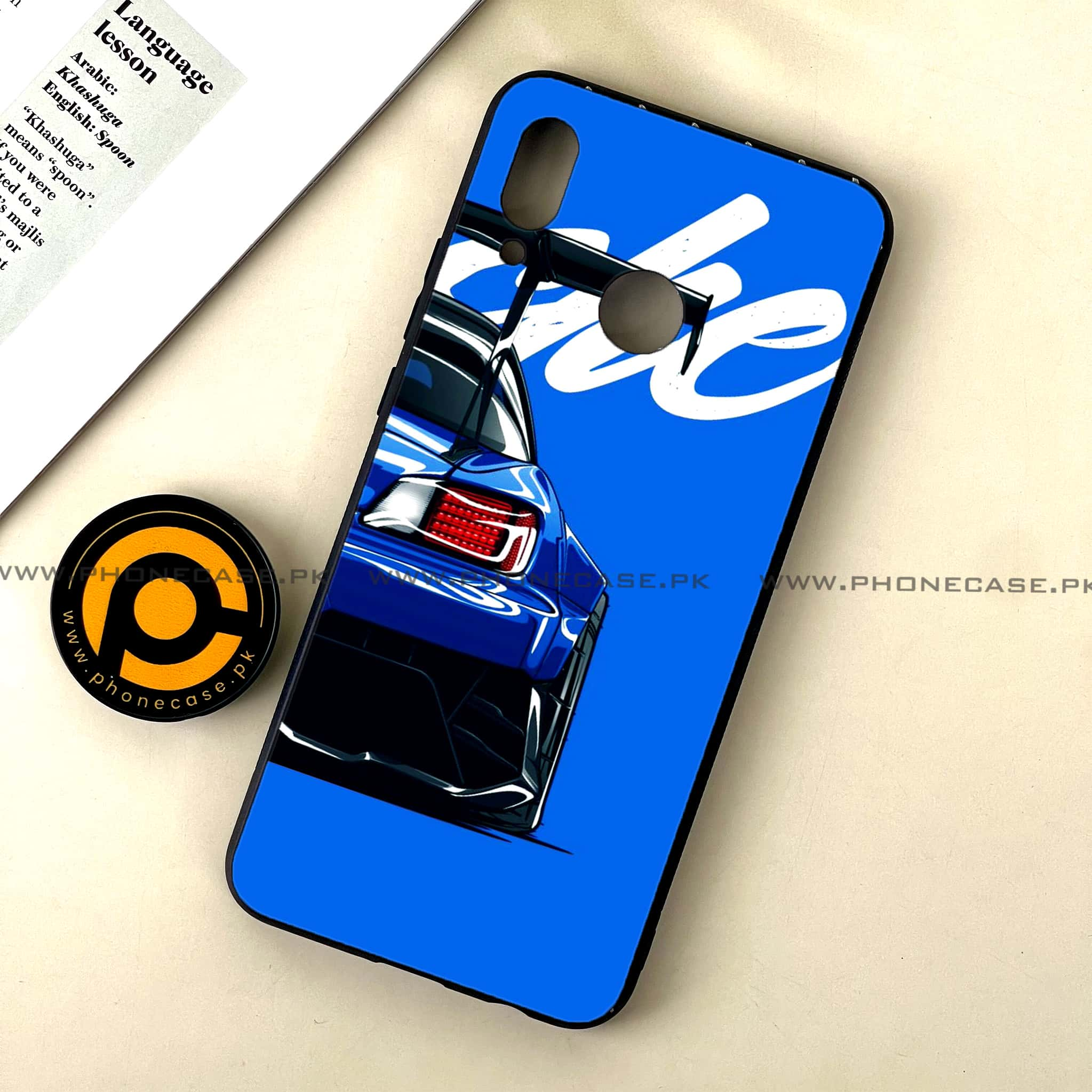 Huawei Nova 3 - Racing 2.0 Series - Premium Printed Glass soft Bumper shock Proof Case