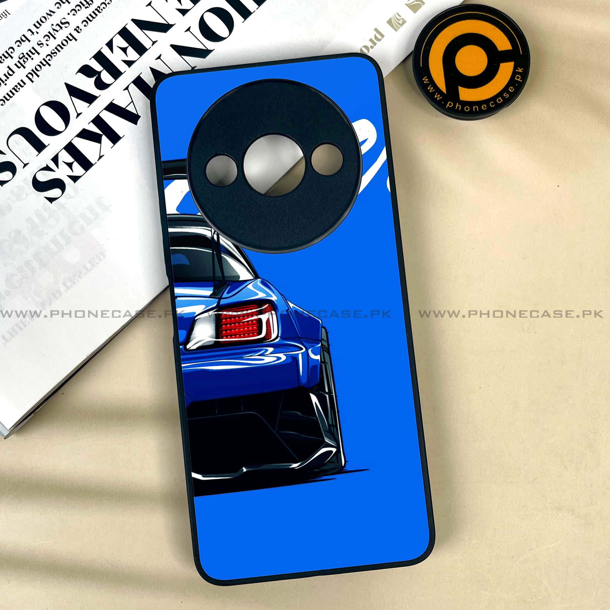 Xiaomi Redmi A3x - Racing Series 2.0 - Premium Printed Metal soft Bumper shock Proof Case