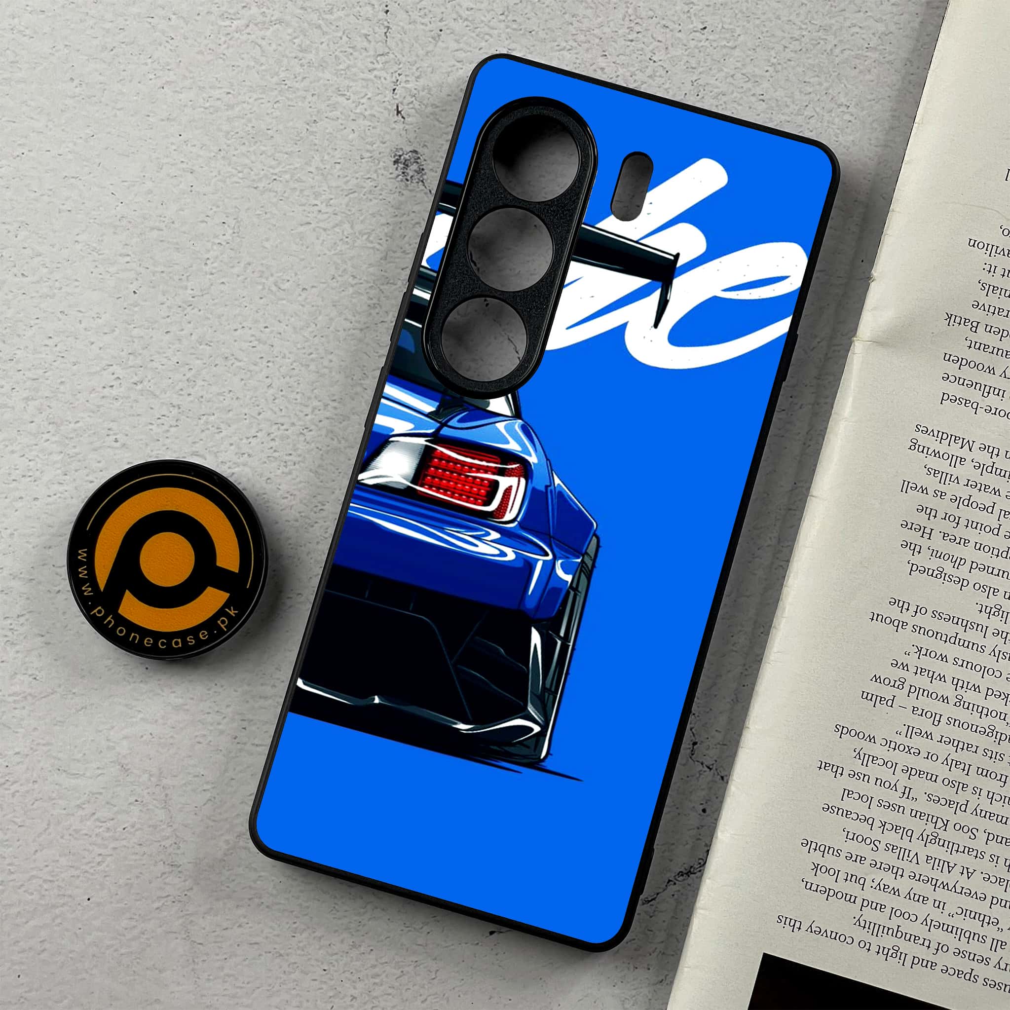 Tecno Camon 40 Pro - Racing 2.0 Series - Premium Metal Printed Soft Bumper Shockproof Case