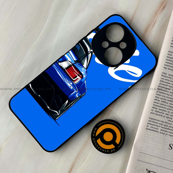 Tecno Spark Go 1 - Racing 2.0 Design 1  - Premium Printed Glass soft Bumper shock Proof Case CS-37470