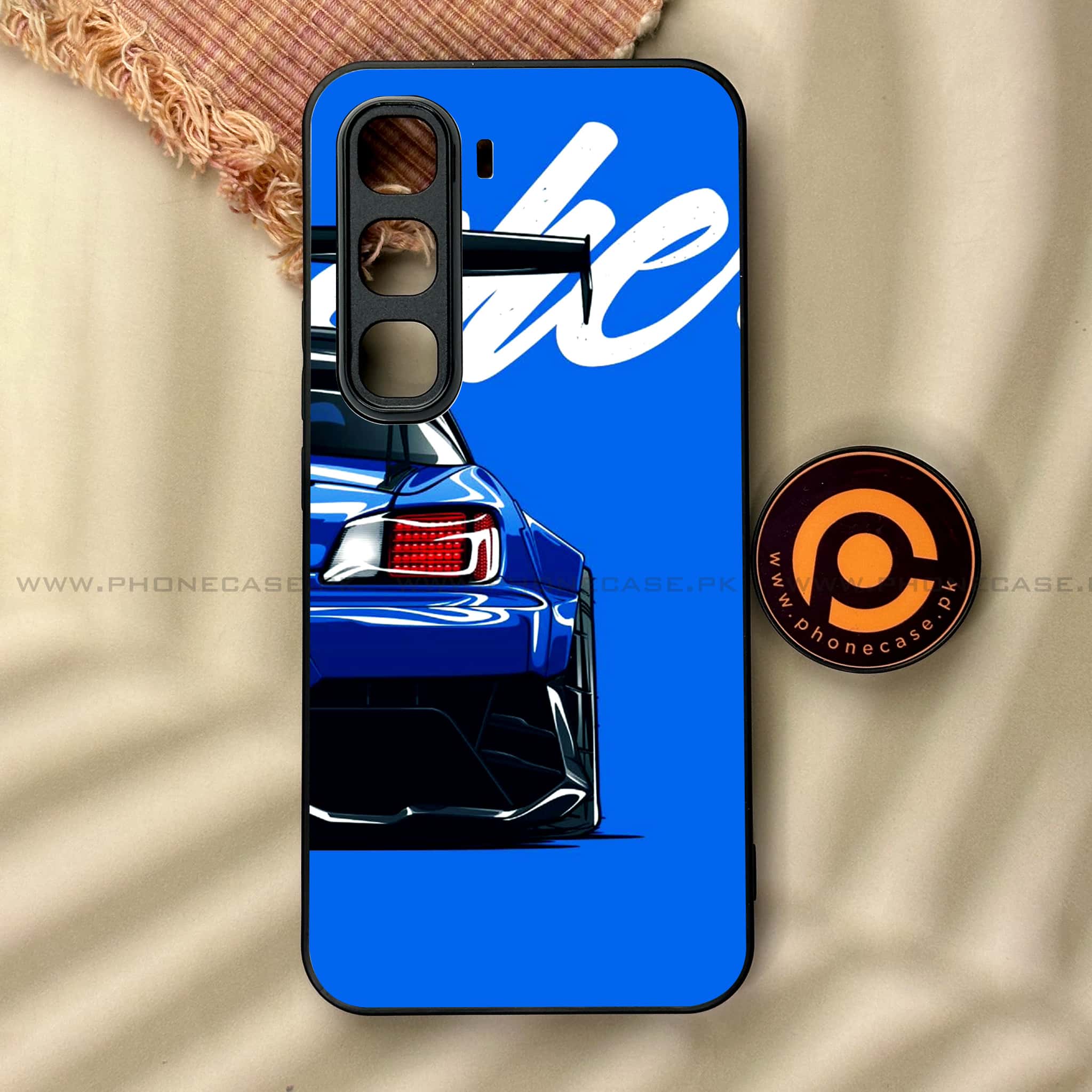 Infinix Hot 60 Pro - Racing 2.0 Series - Premium Metal Printed soft Bumper shock Proof Case